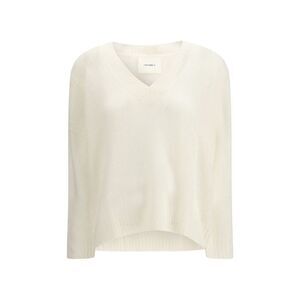 Lisa Yang White Cashmere Women's Sweater